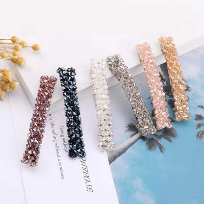 sengpan New Korean Elegant Hairpins Hairgrips Crystal Rhinestone Barrettes Hair Clips For Women Girls Hair Accessories