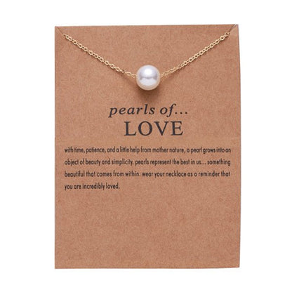 sengpan Christmas gifts ideas Gold Color Clavicle Chain Pendant Necklace for Women Hummingbird Heart Flower Animal Pearl Choker Party Girls Jewelry Gifts New