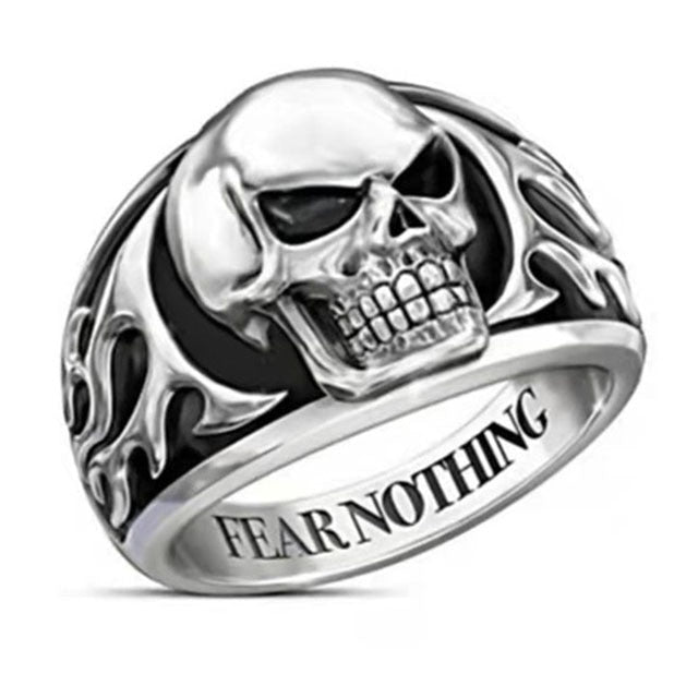 sengpan gifts for men Retro Men Multiple Skull Skull Rings Hip Hop Rock Punk Ghost Head Lady Locomotive Party Finger Jewelry Accessories