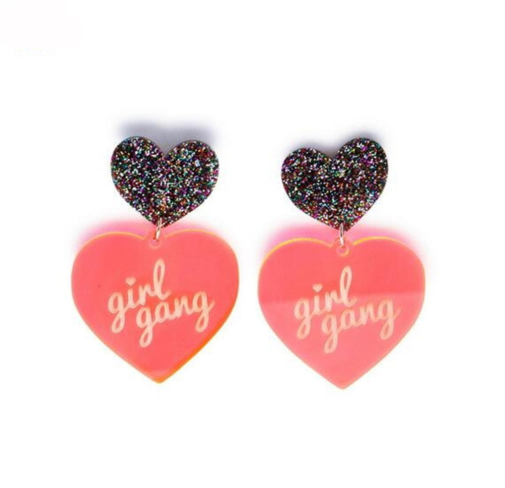 sengpan Christmas decor ideas Women Drop Dangle Earrings Weird Big Long Shell Sequins Cute Punk серьгиc сережки Earings Pendients Kolczyki ピアス Fashion Jewelry