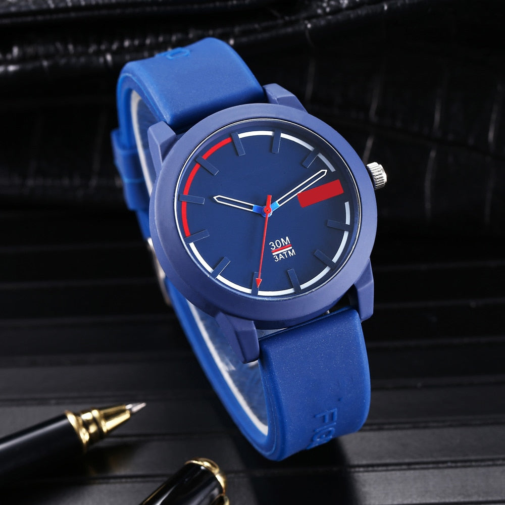 sengpan father's day gifts New Famous Popular Brand Watches for Mens Luxury Big Dial Silicone Band Watch Men's Fashion Casual Quartz Wristwatches