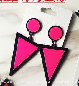 sengpan Christmas decor ideas Women Drop Dangle Earrings Weird Big Long Punk Hip Hop Math Ruler Cерьгиc Cережки Pendients Kolczyki ピアス Fashion Jewelry