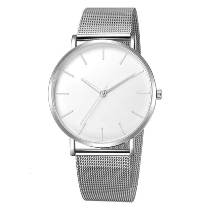 sengpan Christmas wishlist Minimalist men's quartz watch, ultra-thin timer, simple, business, stainless steel mesh belt