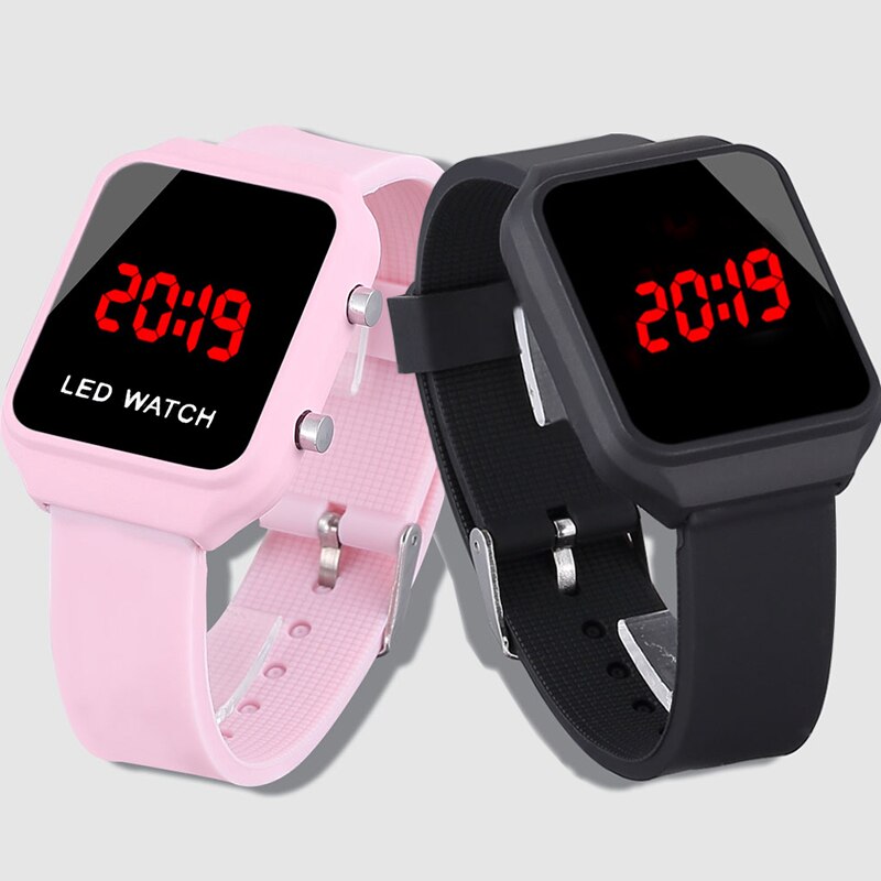 sengpan watches on sale clearance Fashion Silicone Led Watch Digital Wristwatch Pink Children Watches For Boys Kids Watches Electronic Watches Sports Wristwatch