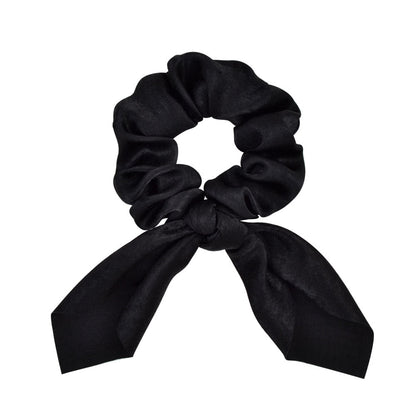 sengpan fall hair ideas hoco hair ideas updo hairstyle New Chiffon Bowknot Elastic Hair Bands For Women Girls Solid Color Scrunchies Headband Hair Ties Ponytail Holder Hair Accessorie