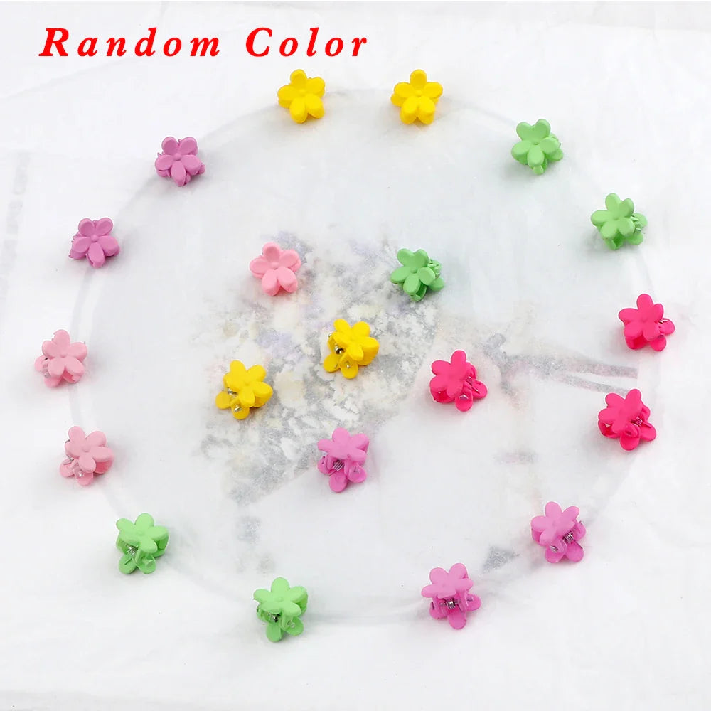 sengpan Children Mini Star Grip Claw Hair Clips Girl Bangs Clamp Hairpins Candy Color Small Barrettes Headdress Hair Styling Accessories