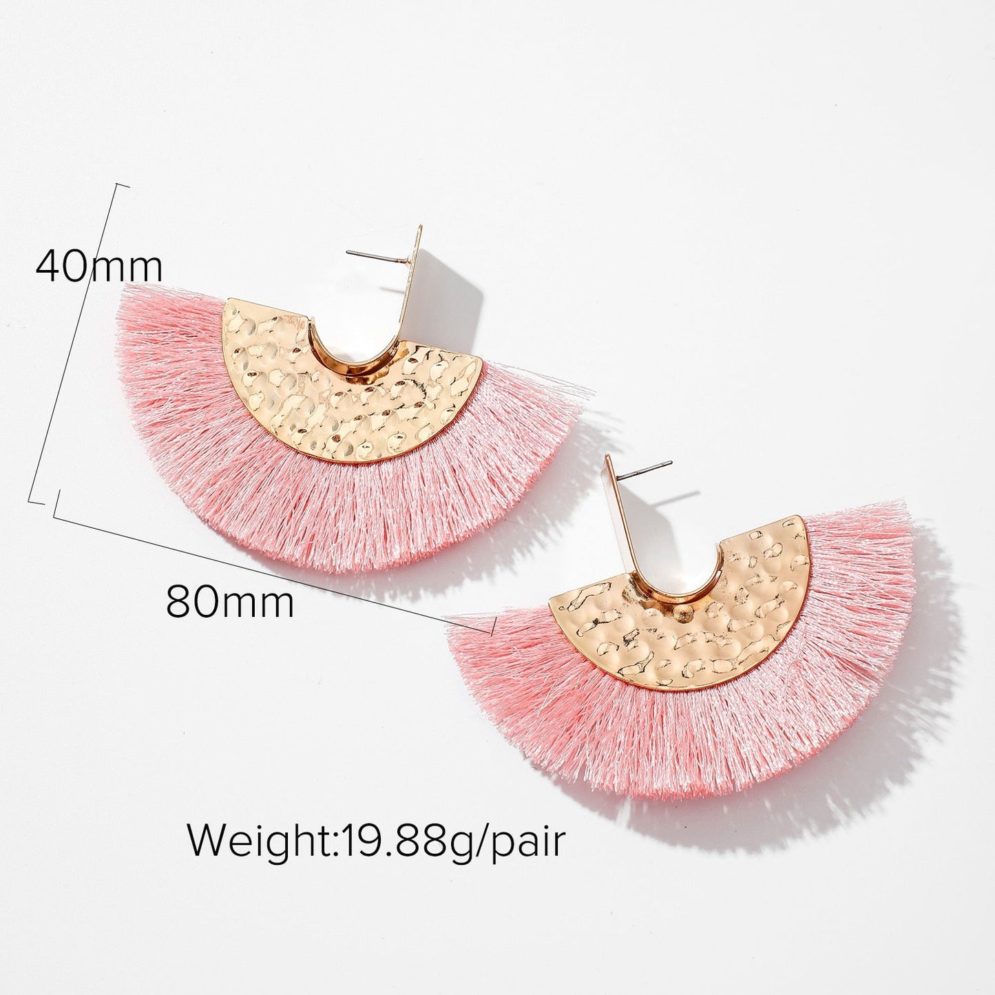 sengpan All kinds of tassel Earrings for women Triangle Sector Flower Multilayer spike fringed Earrings