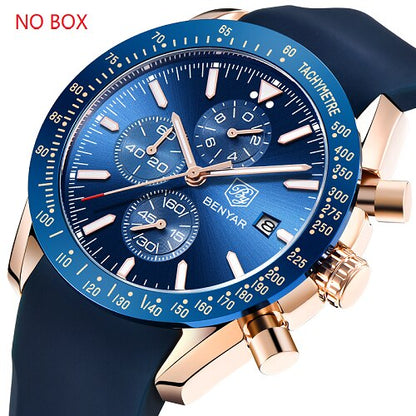 sengpan watches on sale clearance Casual Sport Watches for Men Blue Top Brand Luxury Military Leather Wrist Watch Man Clock Fashion Chronograph Wristwatch