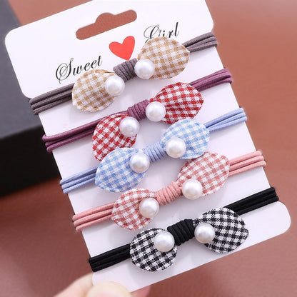 sengpan Women Hair Tie Elastic Rubber Band Girl Acrylic Bear Korean Scrunchies Head Accessories Handmade Wholesale Dropshipping