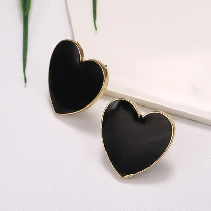 sengpan  -  Daily Red Hearts Girls Doop Earrings Love Funny Bohemian Earrings Fashion New Women Accessories