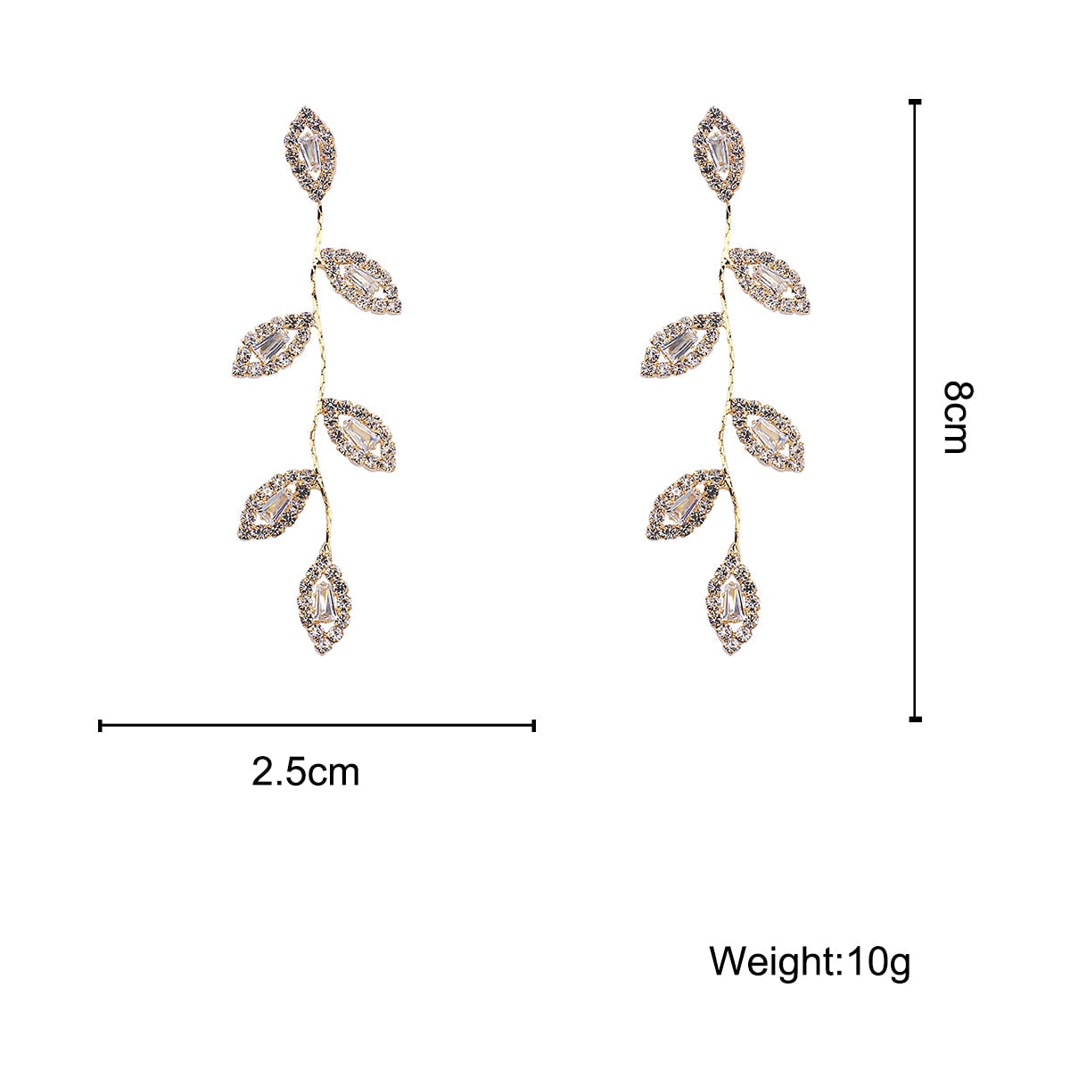 sengpan western jewelry for women Personality Shiny Crystal Geometric Long Pendant Drop Earrings for Women Charm Elegant Rhinestone Earring Unusual Jewelry