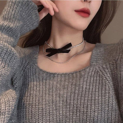 sengpan christmas wishlist gifts for her hot sale new Vintage Multilayer Pearl Necklace Trendy Crystal Planet  Choker Necklace Pearl Choker for Women Fashion Jewelry Drop Shipping