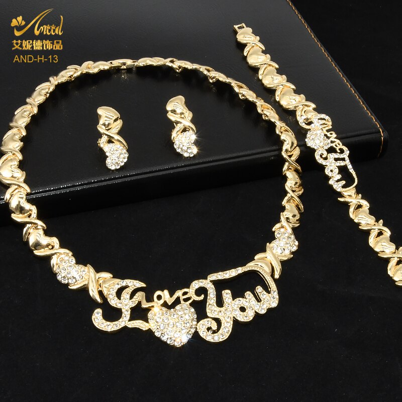 sengpan - Xoxo African Jewelery Set Necklace Earrings Women Fashion Bridal Bride Indian Wedding Dubai Gold Ladies Designer Nigerian