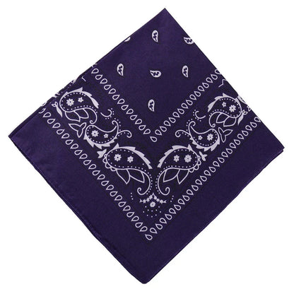 sengpan  Fashion Women Bandana Scarf Girls Kids Punk Square Bandanas Headwear Bohemian Head Scarf Headbands Hair Accessories