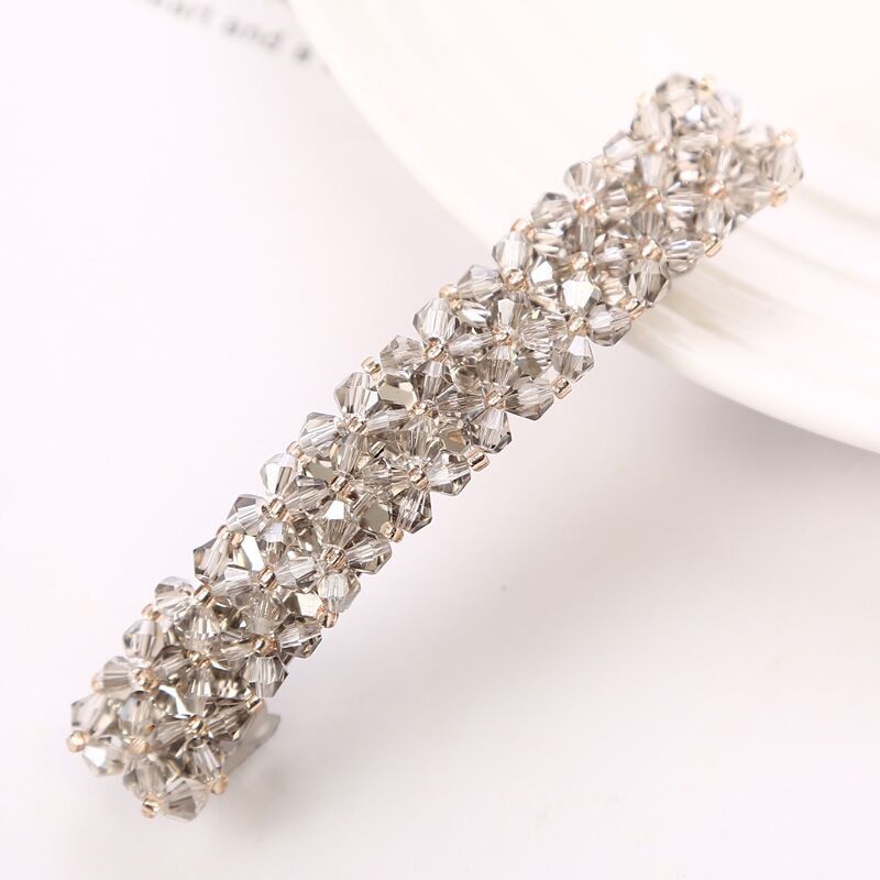 sengpan New Korean Elegant Hairpins Hairgrips Crystal Rhinestone Barrettes Hair Clips For Women Girls Hair Accessories