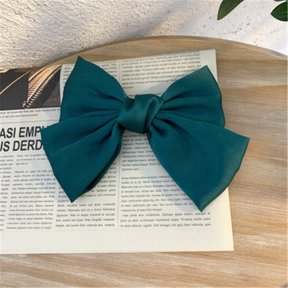 sengpan Women Girl Big Bow knot Tie Barrette Hair clips Hairpins Bands Fabric Fashion Korean Lady Head wear Accessories Wholesale Gifts