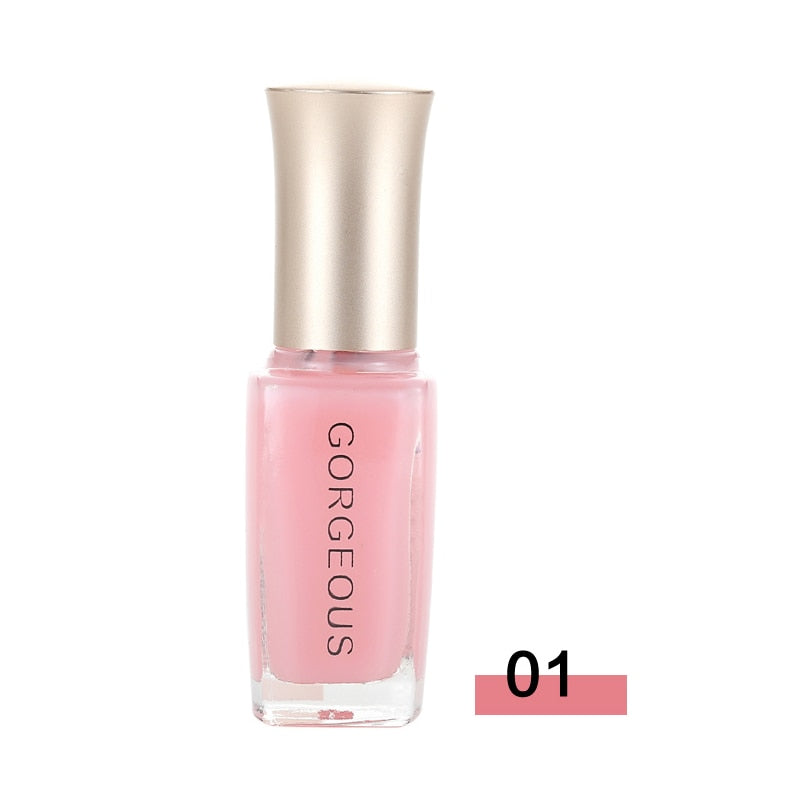 sengpan Professional New Fashion Nail Polish Art For Women Translucent  Brand Sweet Color Jelly Nail Polish pastel nail polish