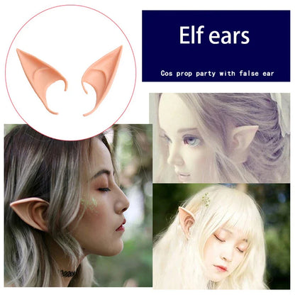 sengpan Party Decoration Latex Ears Fairy Cosplay Costume Accessories Angel Elven Elf Ears Photo Props Adult Kids Toys Vampire Halloween