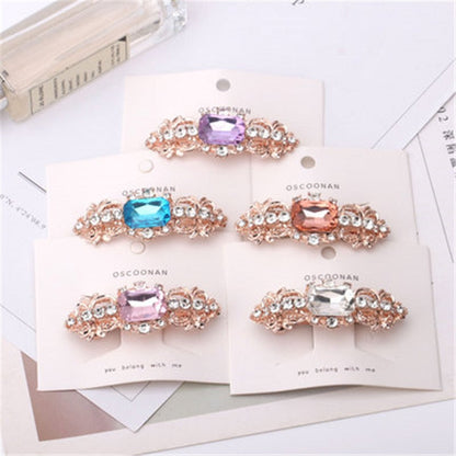 sengpan Barrettes For Women Girl Hair Clip Hairpin Crystal Geometric Solid Korean Handmade Fashion Head Accessories Mujer Wholesale