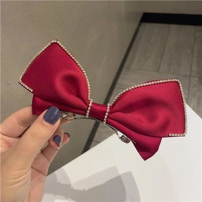 sengpan Barrette For Women Girl Rhinestone Crystal Pearl Big Hair Clip Hairpin Bow Knot Geometric Flower Head Accessories Wholesale