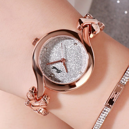 sengpan Christmas gifts ideas Luxury Jewel Watch Women Bracelet Watch Fashion Rose Gold Gradient Quartz Wristwatch Ladies Watch for Women Zegarki Damskie