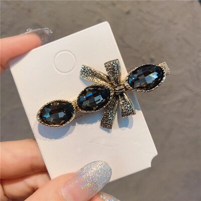 sengpan christmas gift ideas valentines day gifts for her Korea Camellia Crystal Pearl Hairpins Shiny Hair Accessories  Rim Hair Clips For Women Hairpins Hair Bows Hairgrips Barrettes