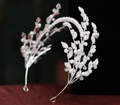 sengpan A115 Luxury Zircon Headbands Wedding Headpiece for Women Tiaras Bridal Head Hoop Bride Headwear Queen Diadem Princess Crown