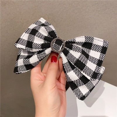 sengpan Barrette For Women Girl Rhinestone Crystal Pearl Big Hair Clip Hairpin Bow Knot Geometric Flower Head Accessories Wholesale