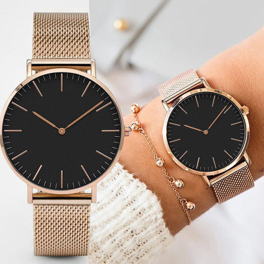 sengpan Christmas gifts ideas  Luxury Rose Gold Watch Women Bracelet Watches Top Brand Ladies Casual Quartz Watch Steel Women's Wristwatch Montre Femme Relogio