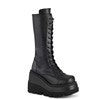 NEWn Cross-Border Size 43 Gothic Style Platform Knee-High Boots Locomotive Knight Boots below the Knee Big Head Slimming High Boots, Female