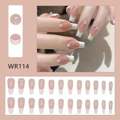 sengpan Blooming Gradient Piece Removable Finished Wear Nail Art