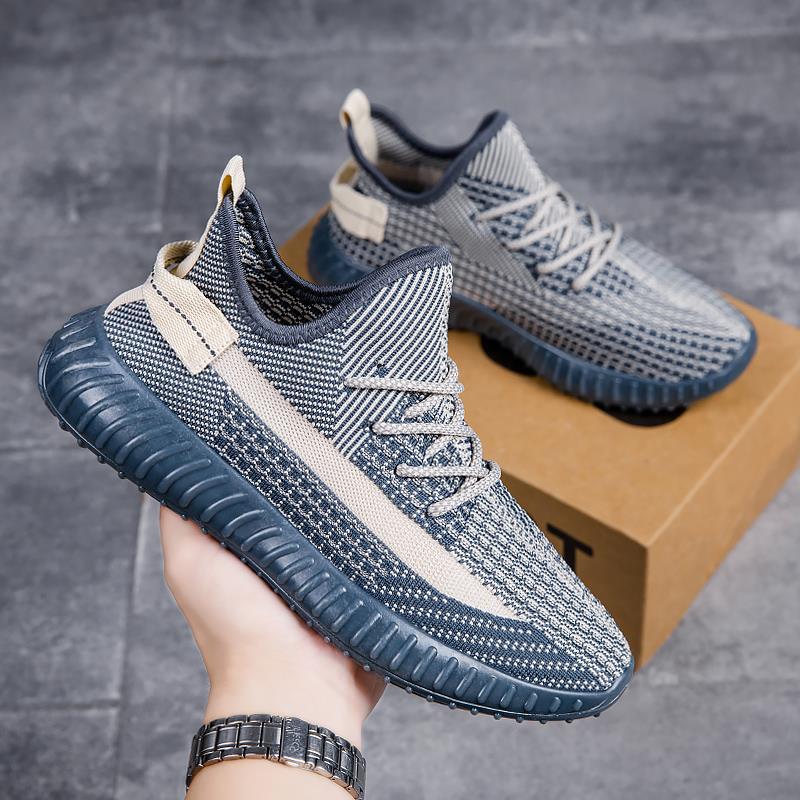 Men's Shoes Summer Breathable Mesh Thin Mesh Surface Shoes Men's Light Running Soft Bottom Sports Casual Mesh Hollow out Trendy Shoes