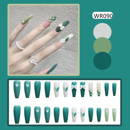 sengpan Blooming Gradient Piece Removable Finished Wear Nail Art