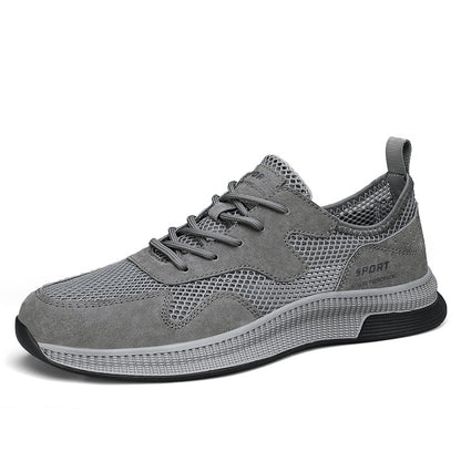 Spring and Summer Men's Flying Woven Shoes Fashionable All-Match Lightweight Outdoor Sports Mesh Shoes Driving Shoes Running Shoes