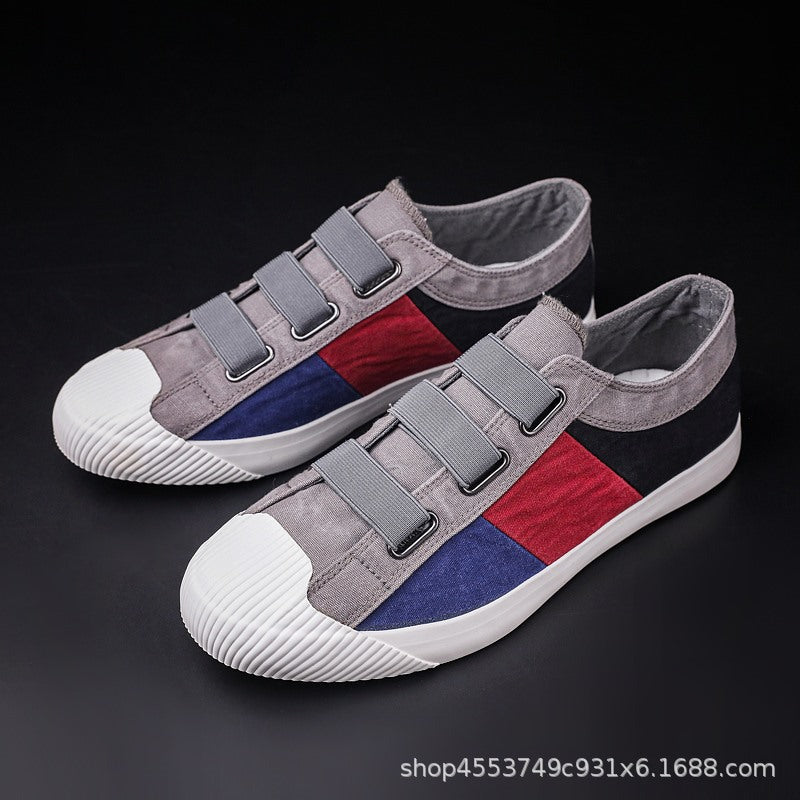 sengpashop Men's Shoes  Summer New Canvas Breathable Men's Casual Slip-on Lofter Versatile Old Beijing Small Casual Shoes Men