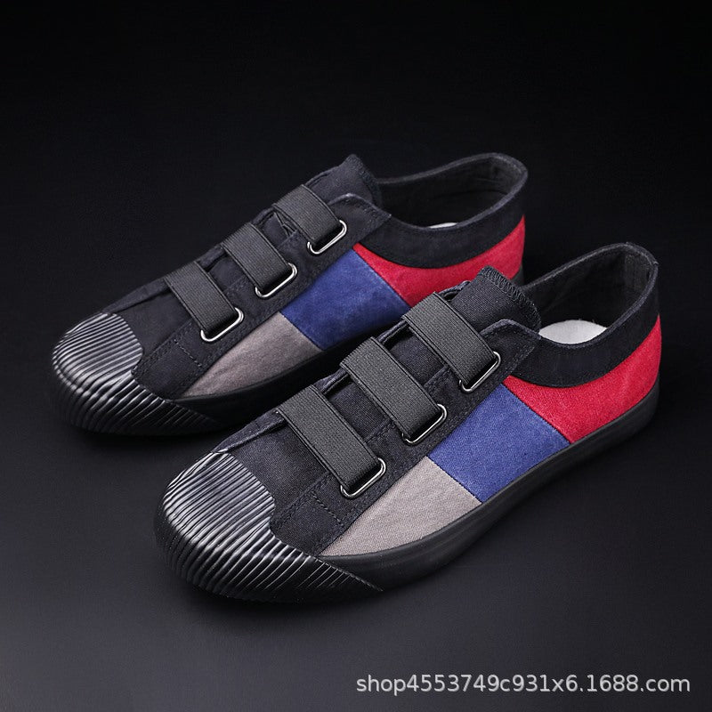 sengpashop Men's Shoes  Summer New Canvas Breathable Men's Casual Slip-on Lofter Versatile Old Beijing Small Casual Shoes Men