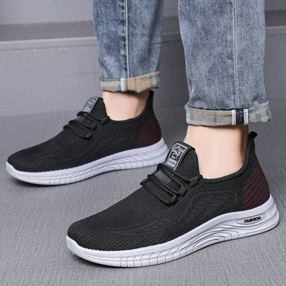 One Piece Dropshipping Shoes Men's  Spring New Foreign Trade Cross-Border Sneaker Men's Men's Breathable Shoes Factory Wholesale