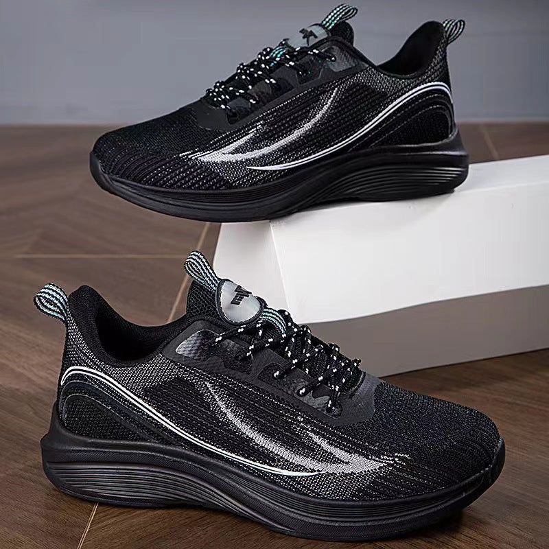 24 Spring New Women's Shoes Mesh Breathable Casual Sneaker All-Match Fashion Travel Shoes Black Women's Shoes