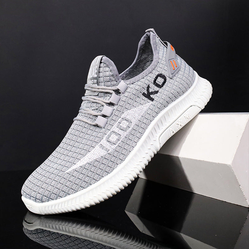 sengpashop Men's Shoes Summer Men's Shoes Exercise New Men's Running Breathable Non-Slip Casual Running Trendy Student Shoes Men