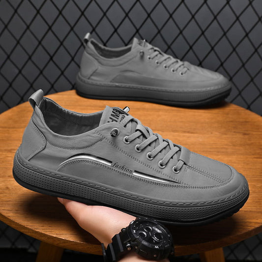 Cross-Border Men's Shoes Summer New Men's Shoes Trendy Stylish and Lightweight Comfortable Outdoor Platform Outer Board Shoes Sports Casual Shoes