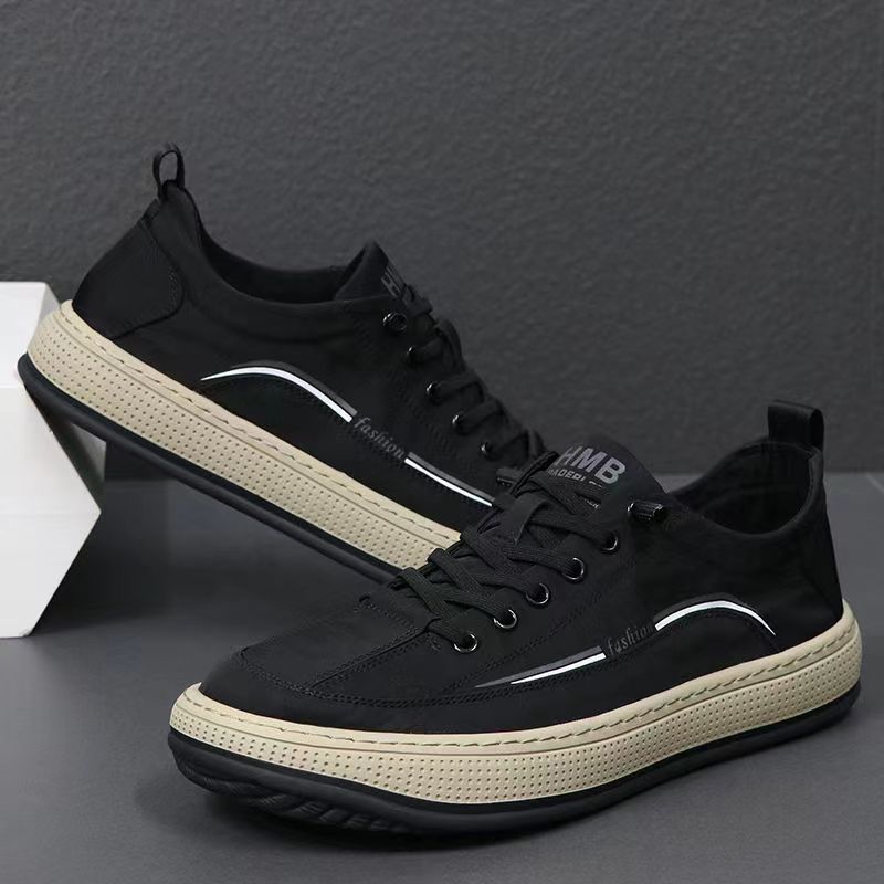 Cross-Border Men's Shoes Summer New Men's Shoes Trendy Stylish and Lightweight Comfortable Outdoor Platform Outer Board Shoes Sports Casual Shoes
