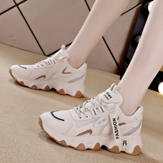 New Summer Women's Casual Shoes Flying Woven Shoes Mesh Breathable Fashionable Shoes Schoolgirl Running Shoes Women's Shoes