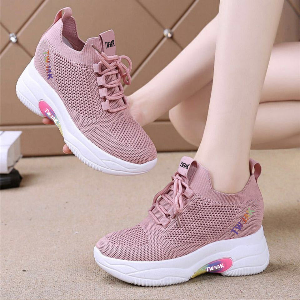 New Spring Summer Women's Shoes Mesh Shoes Breathable Versatile Casual Women's White Shoes Travel Sneakers Women's Sports Travel