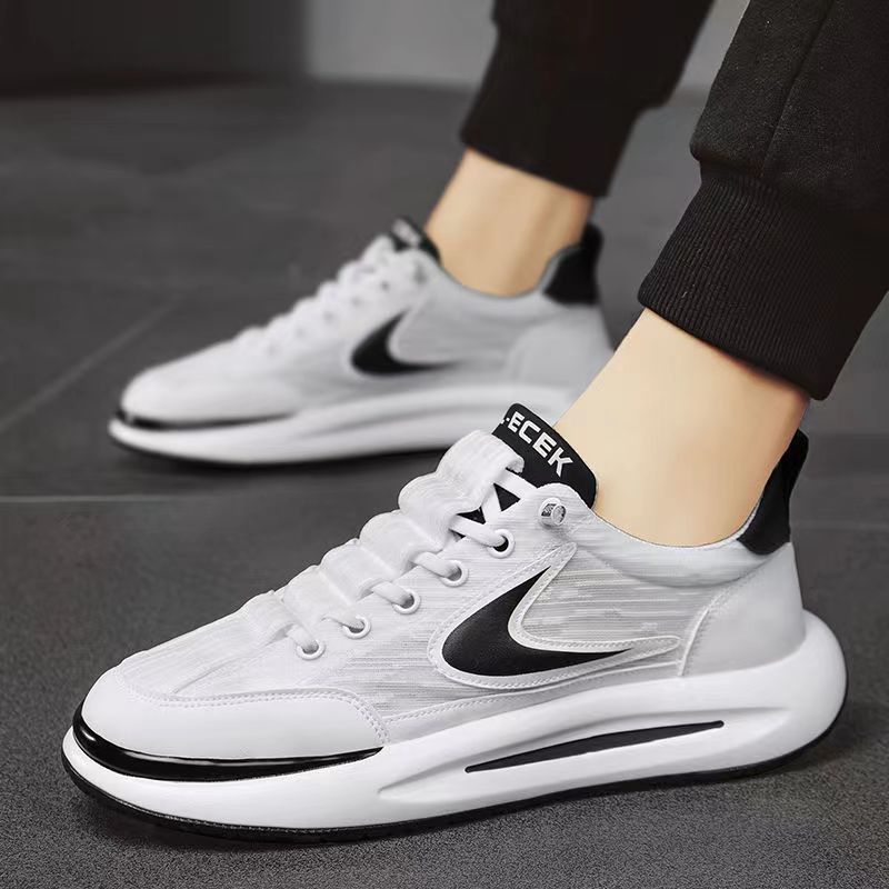 sengpashop Men's Shoes  New Spring and Summer Breathable Sports Casual Platform Sneakers All-Matching Slip-on Youth Fashion Cortez