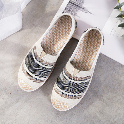 Low-Top Casual Pumps Old Beijing Cloth Shoes Female Mother Soft Bottom Shoes Canvas Students Wholesale White Shoes