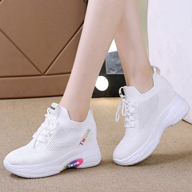 New Spring Summer Women's Shoes Mesh Shoes Breathable Versatile Casual Women's White Shoes Travel Sneakers Women's Sports Travel