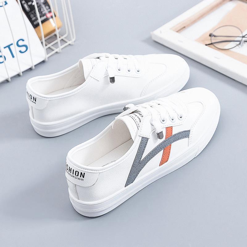 White Shoes Women's Shoes  Summer New Versatile Casual Flat Breathable Board Shoes Mesh Women's Shoes Sneaker