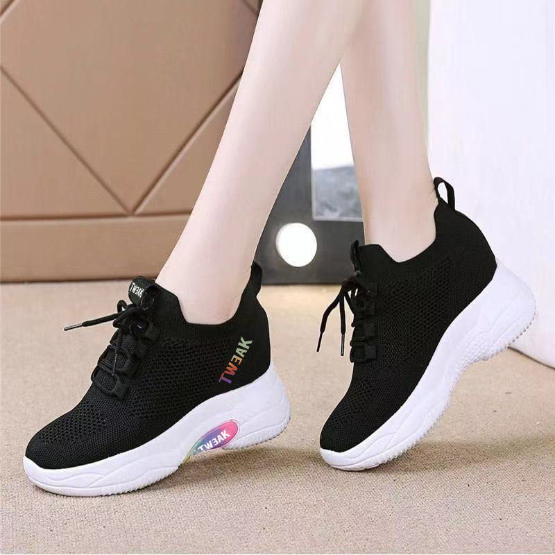 New Spring Summer Women's Shoes Mesh Shoes Breathable Versatile Casual Women's White Shoes Travel Sneakers Women's Sports Travel