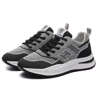 New Spring and Summer Women's Fly-Knit Sneakers Fashionable All-Match Running Shoes Mesh Breathable Casual Female Students Wholesale