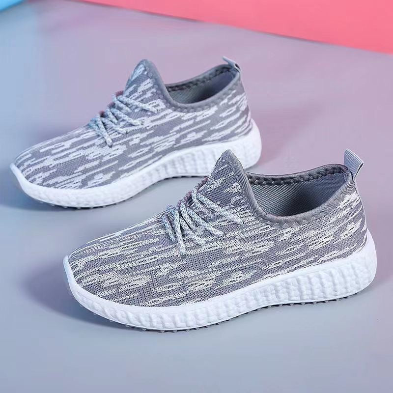 New Spring and Summer Breathable Women's Sneaker Mother Elderly Walking Shoes Women's Old Beijing Cloth Shoes Women's Single-Layer Shoes for Work